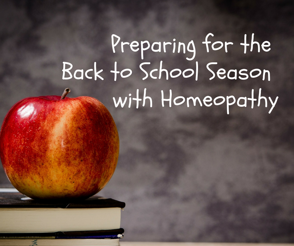 Preparing for the Back to School Season with Homeopathy – Homeopathy for Mommies