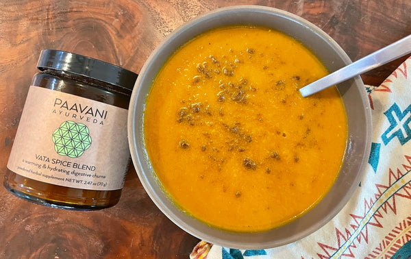 Soul Satisfying Carrot, Ginger & Turmeric Soup – Paavani Ayurveda