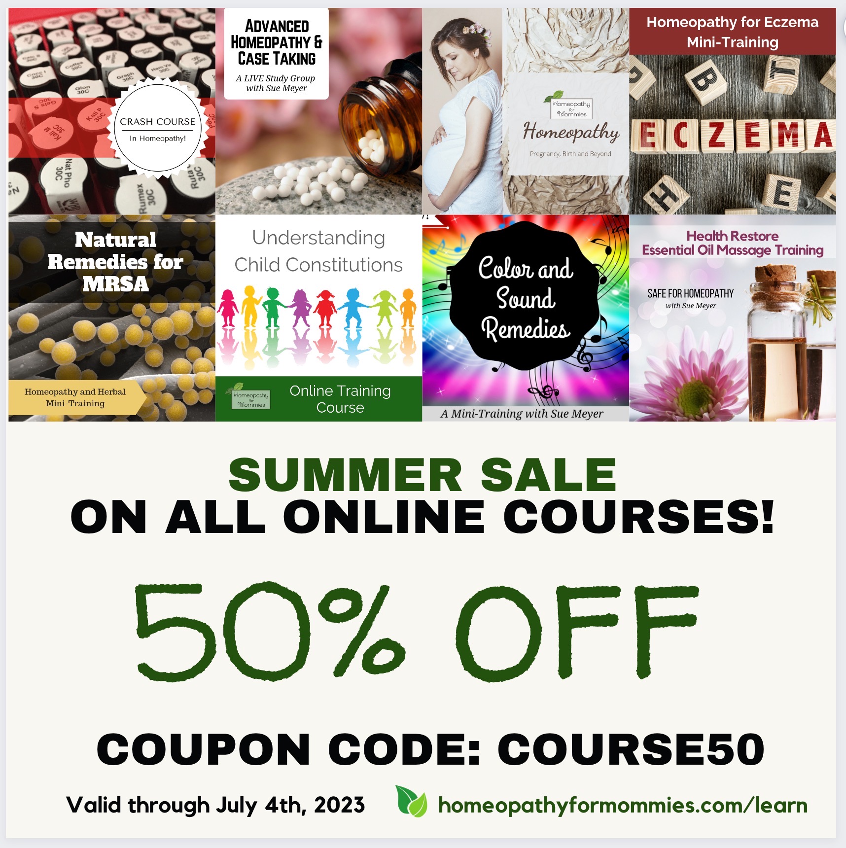 Summer Flash Course Sale! – Homeopathy for Mommies