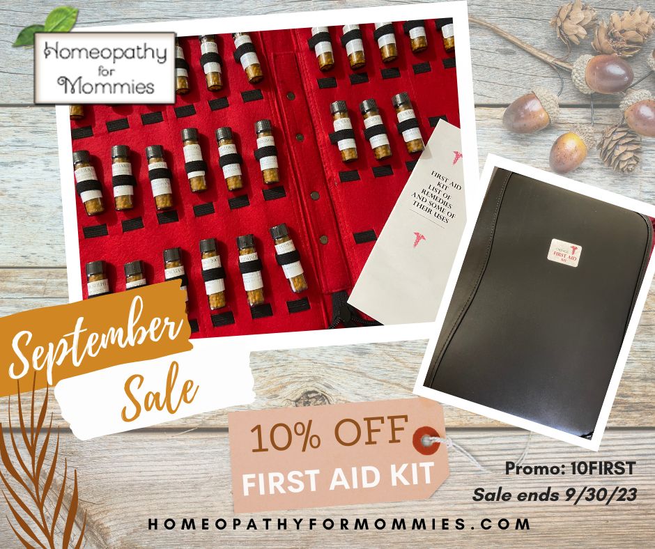 September First Aid Kit Sale! – Homeopathy for Mommies