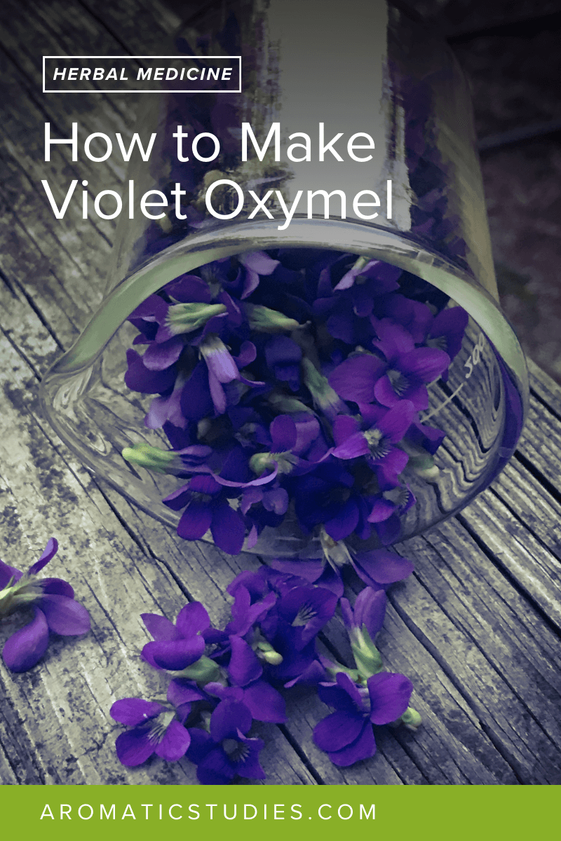 How to Make Violet Oxymel